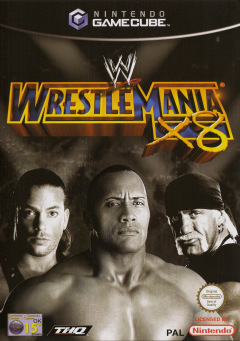 WWE Wrestlemania X8 for the Nintendo GameCube Front Cover Box Scan