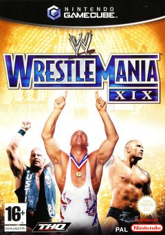 WWE Wrestlemania XIX for the Nintendo GameCube Front Cover Box Scan