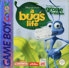 A Bug's Life for the Nintendo Game Boy Color Front Cover Box Scan