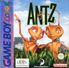 Antz for the Nintendo Game Boy Color Front Cover Box Scan