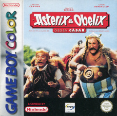 Asterix & Obelix Take on Caesar for the Nintendo Game Boy Color Front Cover Box Scan