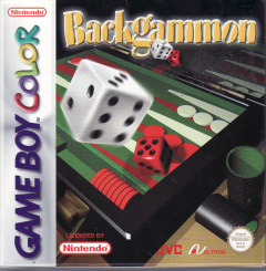 Backgammon for the Nintendo Game Boy Color Front Cover Box Scan