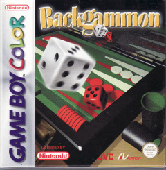 Backgammon for the Nintendo Game Boy Color Front Cover Box Scan