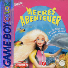Barbie: Ocean Discovery for the Nintendo Game Boy Color Front Cover Box Scan