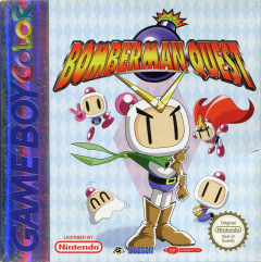 Bomberman Quest for the Nintendo Game Boy Color Front Cover Box Scan