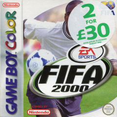 FIFA 2000 for the Nintendo Game Boy Color Front Cover Box Scan
