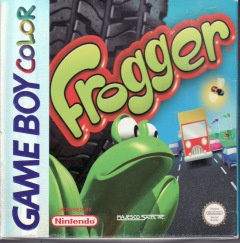 Frogger for the Nintendo Game Boy Color Front Cover Box Scan