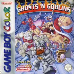 Ghosts 'n Goblins for the Nintendo Game Boy Color Front Cover Box Scan