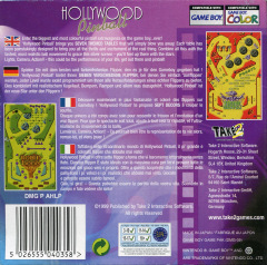 Scan of Hollywood Pinball