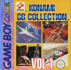 Konami GB Collection Vol. 1 for the Nintendo Game Boy Color Front Cover Box Scan