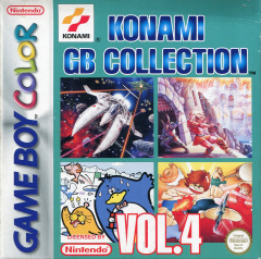 Konami GB Collection Vol. 4 for the Nintendo Game Boy Color Front Cover Box Scan