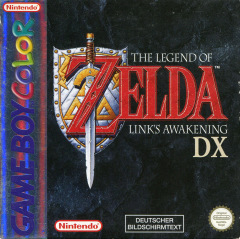 The Legend of Zelda: Link's Awakening DX for the Nintendo Game Boy Color Front Cover Box Scan