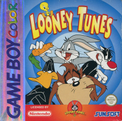 Looney Tunes for the Nintendo Game Boy Color Front Cover Box Scan