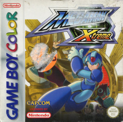 Megaman Xtreme for the Nintendo Game Boy Color Front Cover Box Scan
