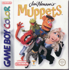 Jim Henson's Muppets for the Nintendo Game Boy Color Front Cover Box Scan