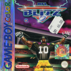 NFL Blitz for the Nintendo Game Boy Color Front Cover Box Scan