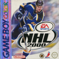 NHL 2000 for the Nintendo Game Boy Color Front Cover Box Scan
