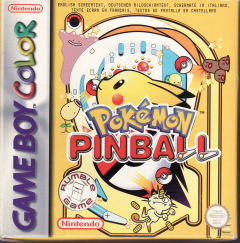 Pokémon Pinball for the Nintendo Game Boy Color Front Cover Box Scan
