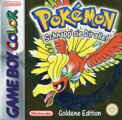 Pokémon: Gold Version for the Nintendo Game Boy Color Front Cover Box Scan