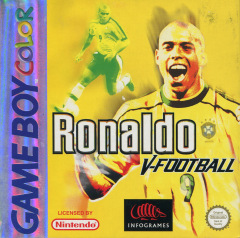 Ronaldo V-Football for the Nintendo Game Boy Color Front Cover Box Scan