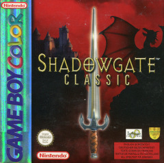 Shadowgate Classic for the Nintendo Game Boy Color Front Cover Box Scan