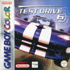 Test Drive 6 for the Nintendo Game Boy Color Front Cover Box Scan