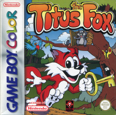 Titus the Fox for the Nintendo Game Boy Color Front Cover Box Scan