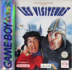 Les Visiteurs for the Nintendo Game Boy Color Front Cover Box Scan