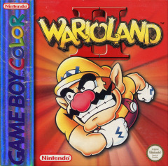 WarioLand II for the Nintendo Game Boy Color Front Cover Box Scan