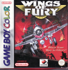 Wings of Fury for the Nintendo Game Boy Color Front Cover Box Scan