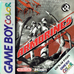 Armorines: Project S.W.A.R.M. for the Nintendo Game Boy Color Front Cover Box Scan