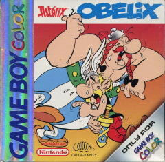 Astérix & Obélix for the Nintendo Game Boy Color Front Cover Box Scan