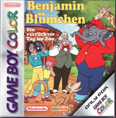 Benjamin Blümchen: Ein verrückter Tag im Zoo for the Nintendo Game Boy Color Front Cover Box Scan