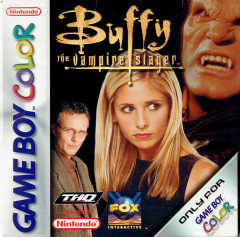 Buffy the Vampire Slayer for the Nintendo Game Boy Color Front Cover Box Scan