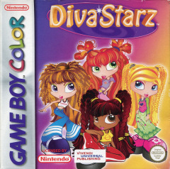 Diva Starz for the Nintendo Game Boy Color Front Cover Box Scan