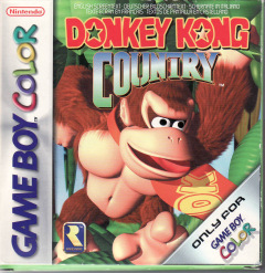 Donkey Kong Country for the Nintendo Game Boy Color Front Cover Box Scan
