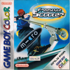 Freestyle Scooter for the Nintendo Game Boy Color Front Cover Box Scan