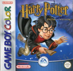 Harry Potter and the Philosopher's Stone for the Nintendo Game Boy Color Front Cover Box Scan