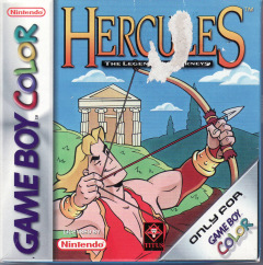 Hercules: The Legendary Journeys for the Nintendo Game Boy Color Front Cover Box Scan