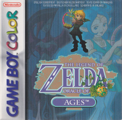 The Legend of Zelda: Oracle of Ages for the Nintendo Game Boy Color Front Cover Box Scan
