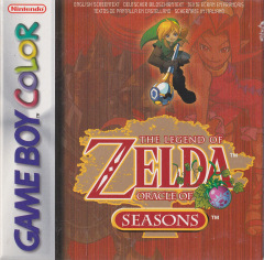 The Legend of Zelda: Oracle of Seasons for the Nintendo Game Boy Color Front Cover Box Scan