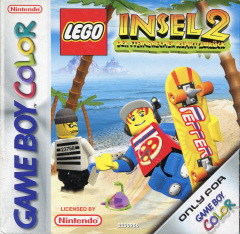 LEGO Island 2: The Brickster's Revenge for the Nintendo Game Boy Color Front Cover Box Scan