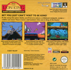 Scan of The Lion King: Simba