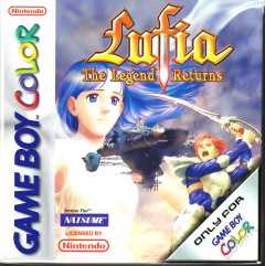 Lufia: The Legend Returns for the Nintendo Game Boy Color Front Cover Box Scan