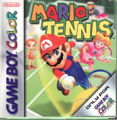 Mario Tennis for the Nintendo Game Boy Color Front Cover Box Scan