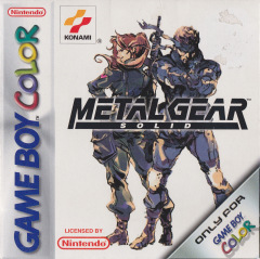 Metal Gear Solid for the Nintendo Game Boy Color Front Cover Box Scan