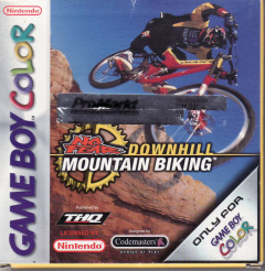 No Fear Downhill Mountain Biking for the Nintendo Game Boy Color Front Cover Box Scan