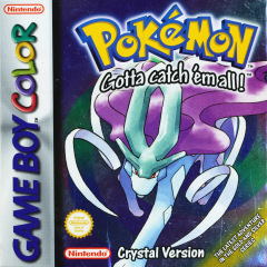 Pokémon: Crystal Version for the Nintendo Game Boy Color Front Cover Box Scan