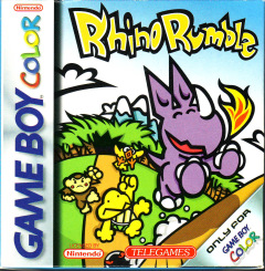 Rhino Rumble for the Nintendo Game Boy Color Front Cover Box Scan