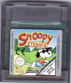 Scan of Snoopy Tennis